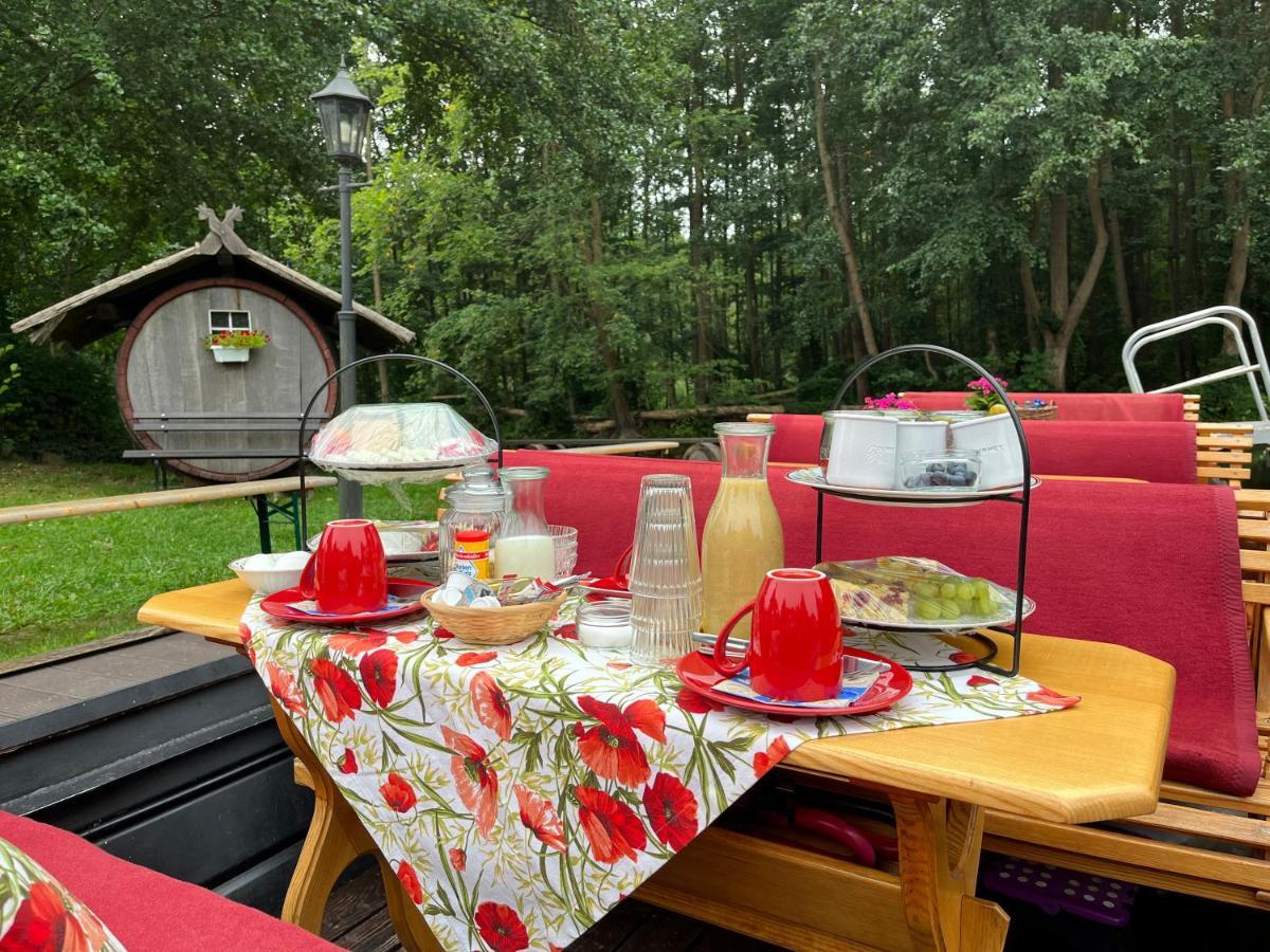 Kahnstuebchen Mit Neuem Innenhof Garten Lübben Dış mekan fotoğraf
